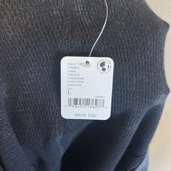 We The Free Ife Pullover Black Relaxed Fit Long Sleeves Womens Size Large - Picture 8 of 13